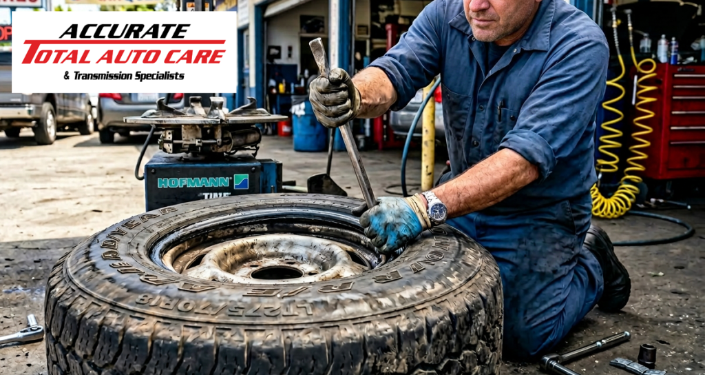 Accurate Total Auto Care Springdale AR professional tire repair services for keeping your car running